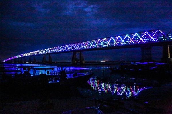 Checkout Beautiful Photos Of Onitsha Bridge As Life Larger Beer Lights It Up