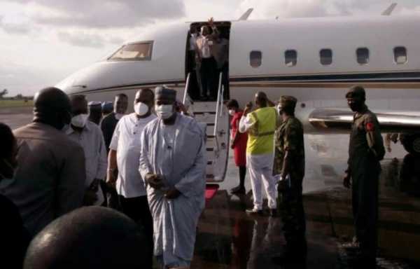 billionaire-arthur-ezes-private-jet-first-to-land-enugu-airport