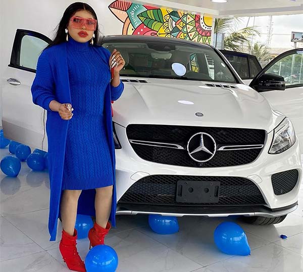 Bobrisky Gifts Himself A Mercedes Benz Gle 43 Amg Coupe As Birthday Present Photo Video Autojosh