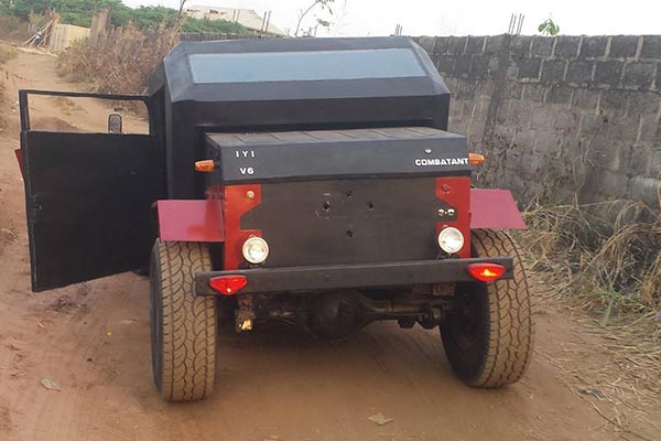 This Made-In-Nigeria "IYI Combatant" Car Looks Like A Batmobile