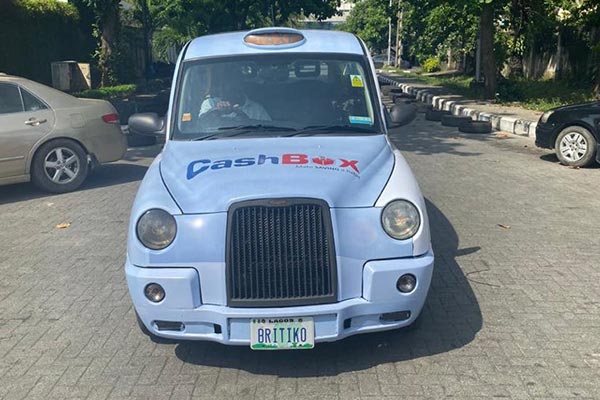Checkout The London Taxi That Was Spotted In Lagos 