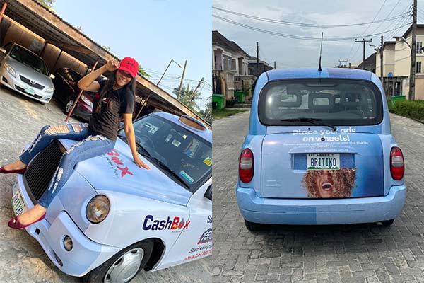 Checkout The London Taxi That Was Spotted In Lagos 