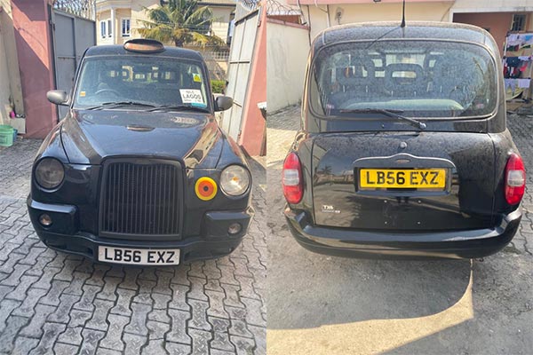 Checkout The London Taxi That Was Spotted In Lagos 