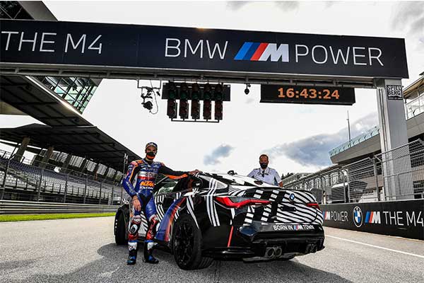 Latest BMW M4 Given To MotoGP Winner Ahead Of Official Release