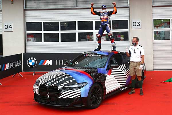 Latest BMW M4 Given To MotoGP Winner Ahead Of Official Release