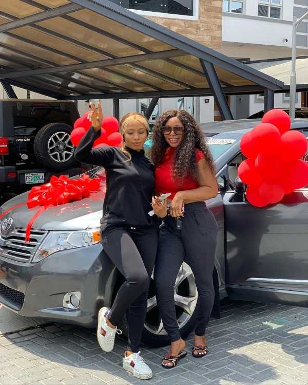 mercy-eke-gifts-sister-a-toyota-venza-as-birthday-gift