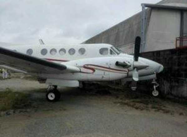 mobil-oil-nigerias-jet-rams-into-fence-at-lagos-airport-after-brake-failure