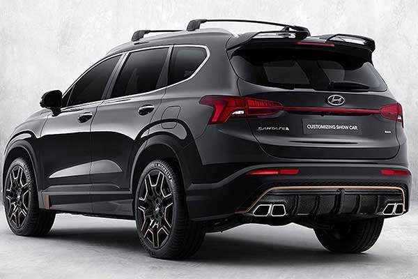 N Performance Parts Fitted To The 2021 Hyundai Santa-Fe