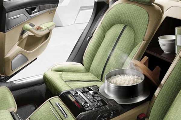 Check Out This Rice Cooker Installed In An Audi A8