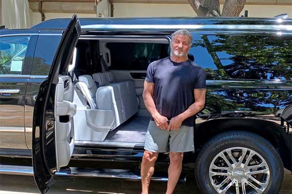 Hollywood Actor Sylvester Stallone Auctions His Cadillac Escalade ESV