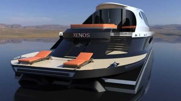 This 39m Xenos Luxury Yacht Comes With 3m Bugatti Chiron And A Spot On Deck To Park It 7417