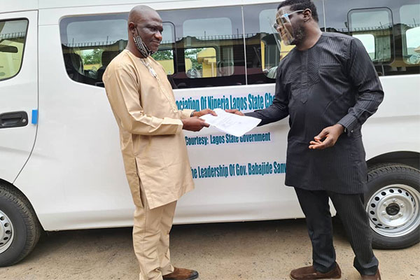 Sanwo-Olu Donates 16-Seater Nissan Bus To SWAN Lagos State Chapter