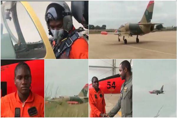 Flying Officer Oke Makes History As She Becomes First Female Pilot To Fly Solo In The L-39ZA