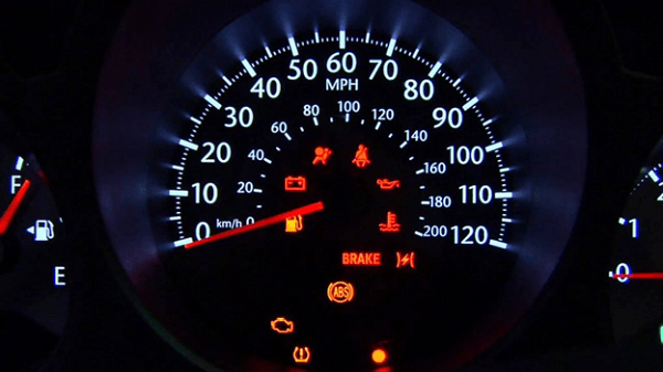 dashboard lights fuel