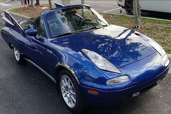 Man Turns His Mazda Miata Into A Cadillac Eldorado