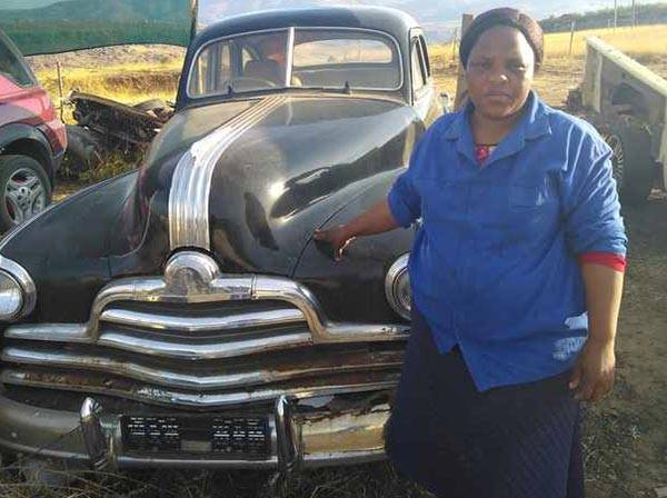 Meet Nosipho Kholutsoane, South African Woman, Who Transforms Old Cars Into Masterpieces (Photos)