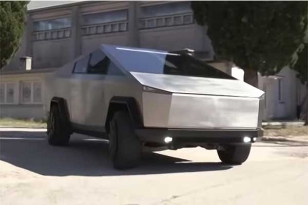 Wow, This Tesla Cybertruck Is Actually A Ford F150 Raptor