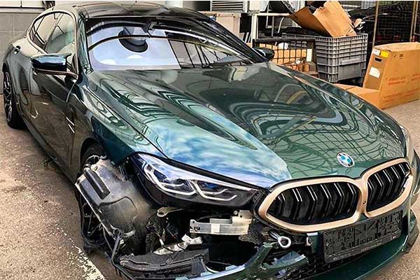 Rare BMW M8 Grand Coupe First Edition Destroyed In An Accident