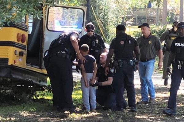 11-year-old Stole And Drove Off A School Bus, Arrested By Police In Louisiana