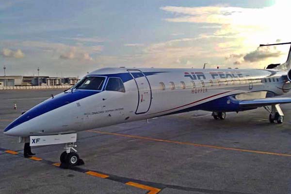 Air Peace acquires an Embraer ERJ-145 Jet