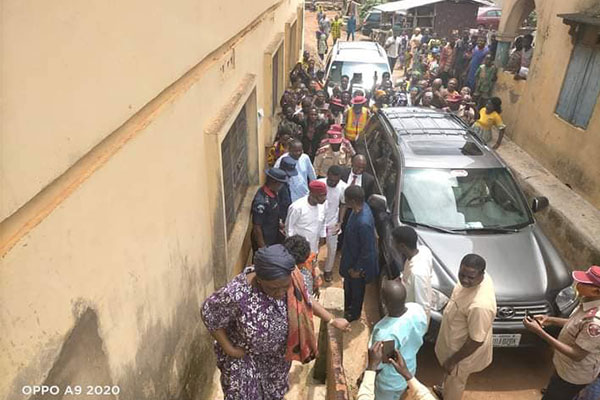 Bishop Oyedepo Flies Helicopter To Commiserate With His Vice Who Lost His Aged Father In Kwara