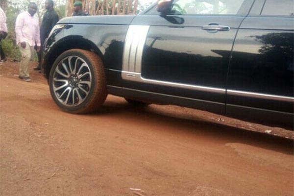 Bulletproof Range Rover SUV, Official Vehicle Of Enugu State Governor, Ugwuanyi 