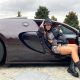 Georgina Rodriguez Looks Stunning As She Poses In Ronaldo's N856million Bugatti Veyron-Autojosh