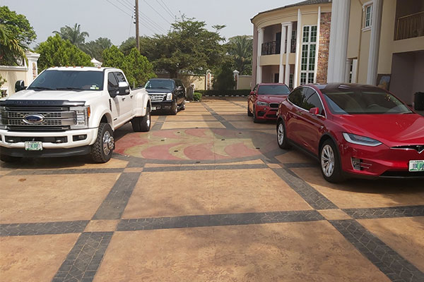 More Photos Of The Tesla Model X That Was Spotted In Anambra State