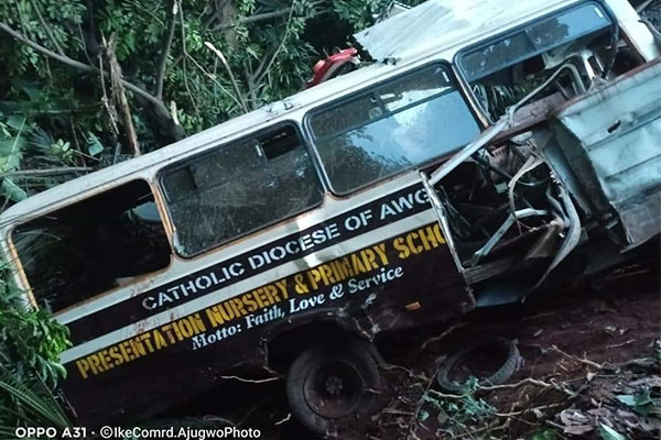 Truck Rams Into Primary School Bus, Kills Scores Of Pupils (PHOTOS)