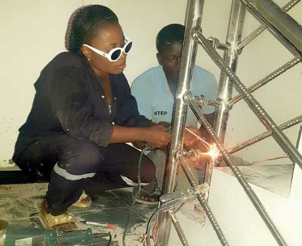 bayelsa-state-female-welder-faith-lesley-buys-lexus-suv-to-celebrate-her-birthday