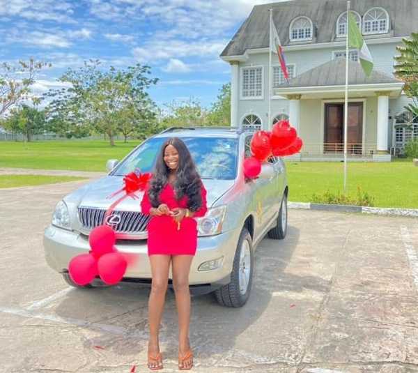 bayelsa-state-female-welder-faith-lesley-buys-lexus-suv-to-celebrate-her-birthday