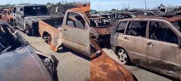 Video Of Nigeria Bound Cars That Got Burnt On Hoegh Xiamen Vessel Emerge