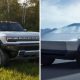 How does GMC's electric Hummer supertruck compares to the Tesla's Cybertruck-autojosh