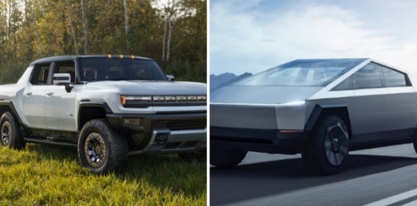 How does GMC's electric Hummer supertruck compares to the Tesla's Cybertruck-autojosh