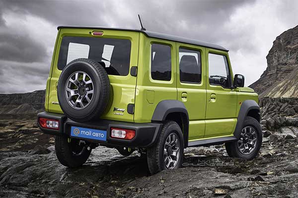 5-Door Suzuki Jimny Is In The Works And There's A Rendering