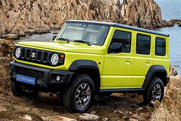 5-Door Suzuki Jimny Is In The Works And There's A Rendering