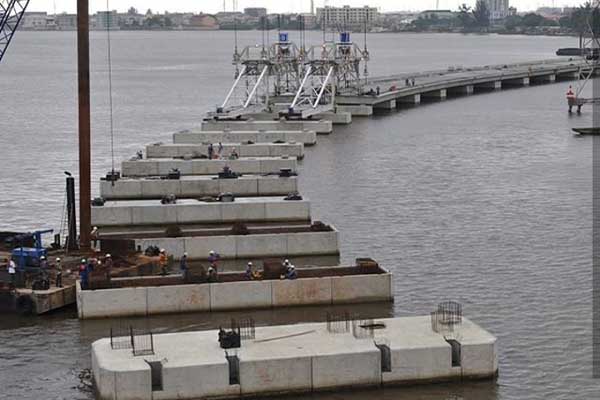 Throwback Photos Of When Lekki-Ikoyi Bridge Was Being Built By Julius Berger