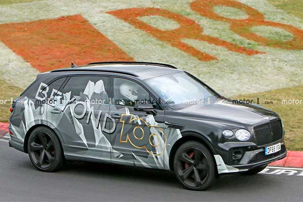 Long WheelBase Bentley Bentayga Teased, Looks Promising