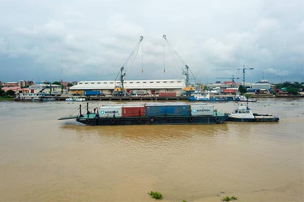 NIWA Conducts Test Run Of Moving Containers From Onne Port To Onitsha Port After 42 Of Years Of Construction (PHOTOS)