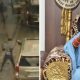 Protesters storm Oba Of Lagos Akiolu's palace, steals goods, vandalise properties and smashed his bulletproof SUV with stone-autojosh