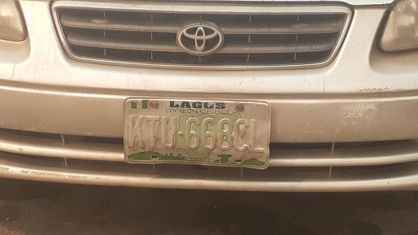 replace number plate