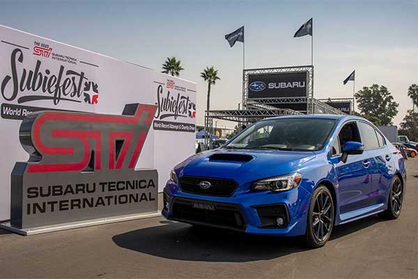 Subaru Set Guinness World Record For Longest Parade Vehicles