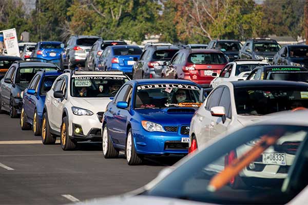 Subaru Set Guinness World Record For Longest Parade Vehicles