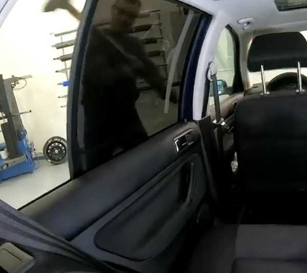 Tests from Carhax shows VW Golf glass is stronger than the unbreakable glass on the Tesla Cybertruck-autojosh