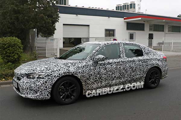 2022 Honda Civic Sedan Spy Shoots Seen, Looks Like A Mini Accord