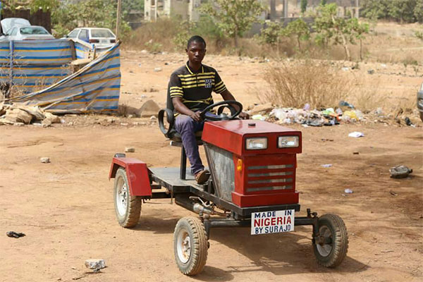 Meet Ismaila Surajo, A Young Nigerian Who Builds Locally Made Tractors, Excavators - autojosh 