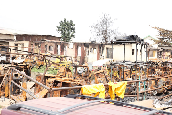 LASTMA GM Visits Vandalized Regional Offices