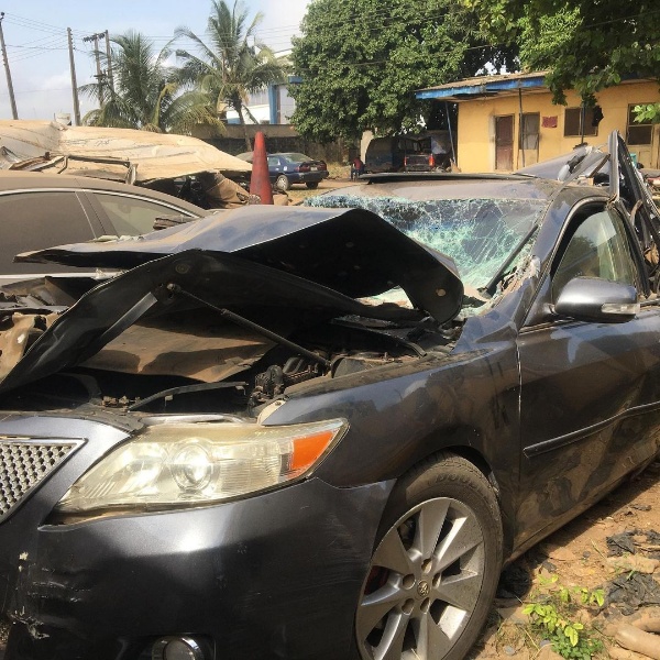 Nigerian Christian Singer, Dare Melody Escapes Death In A Ghastly Motor Accident - autojosh 