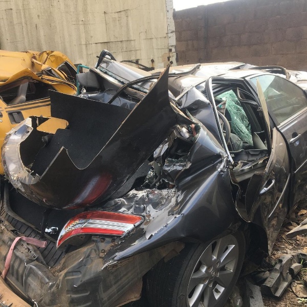 Nigerian Christian Singer, Dare Melody Escapes Death In A Ghastly Motor Accident - autojosh 