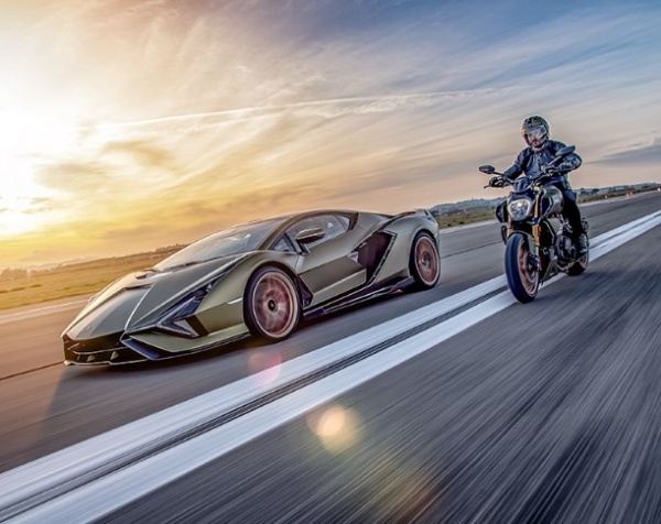 Audi Owned Ducati Unveils Hypercar-inspired Ducati Diavel 1260 Lamborghini Motorbike - autojosh 